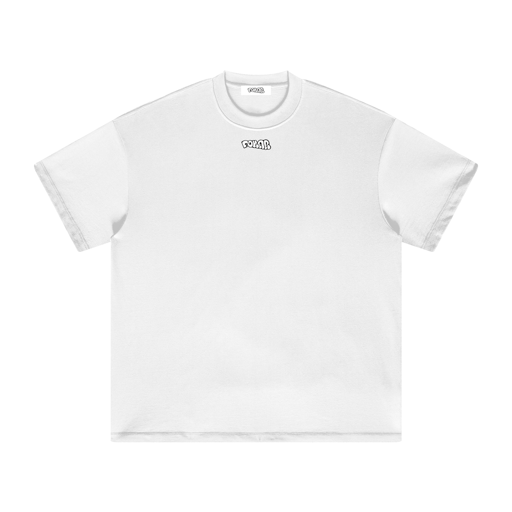 pokar heavyweight white tee
