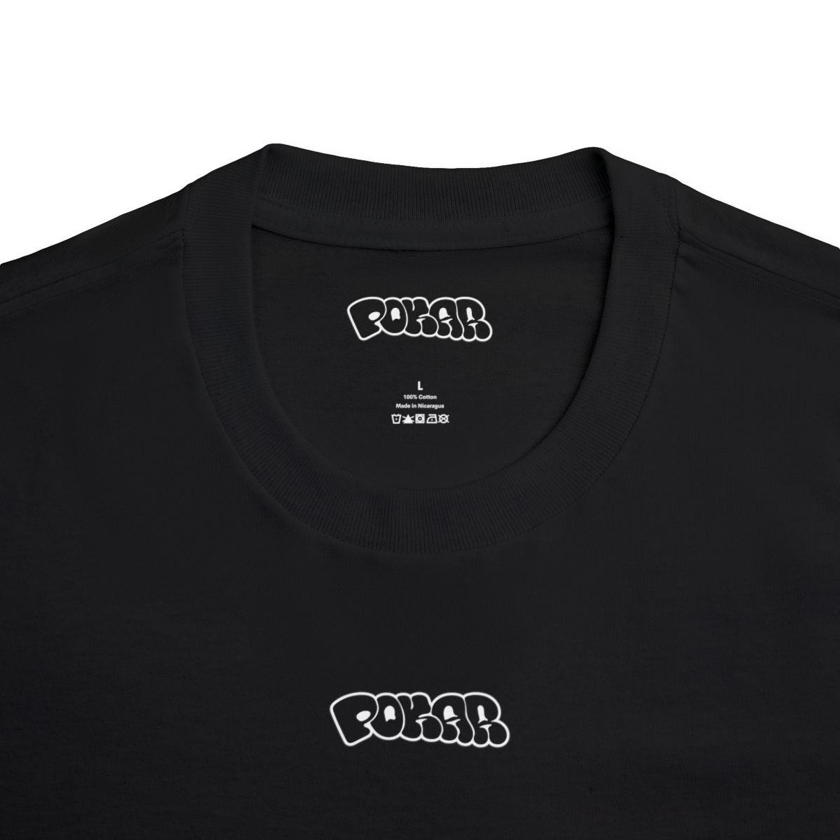 pokar heavyweight black tee