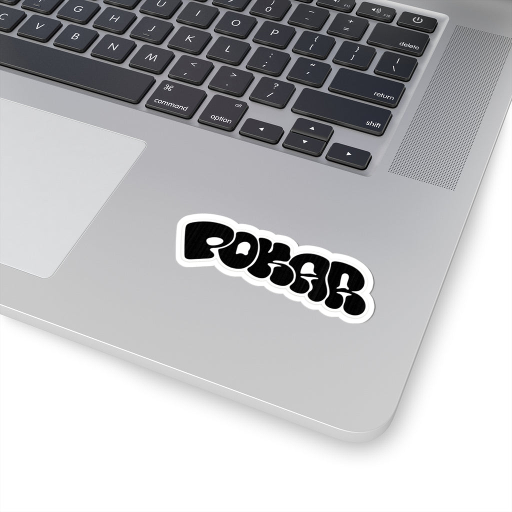 pokar sticker black