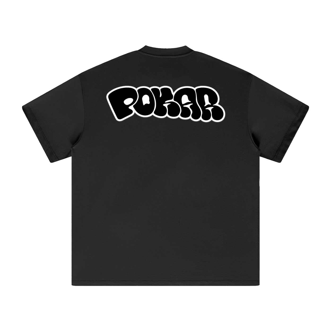 pokar heavyweight black tee