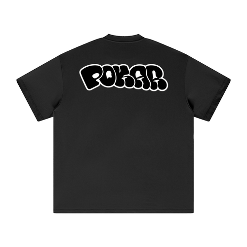 pokar heavyweight black tee