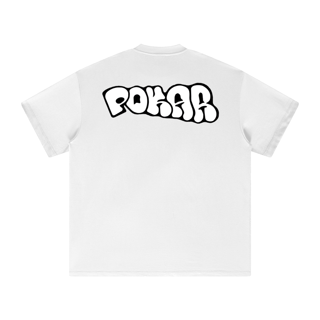 pokar heavyweight white tee